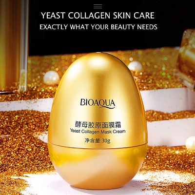 Picture of BIOAQUA Moisturizing & Cleansing Yeast Collagen Mask Cream- 30g