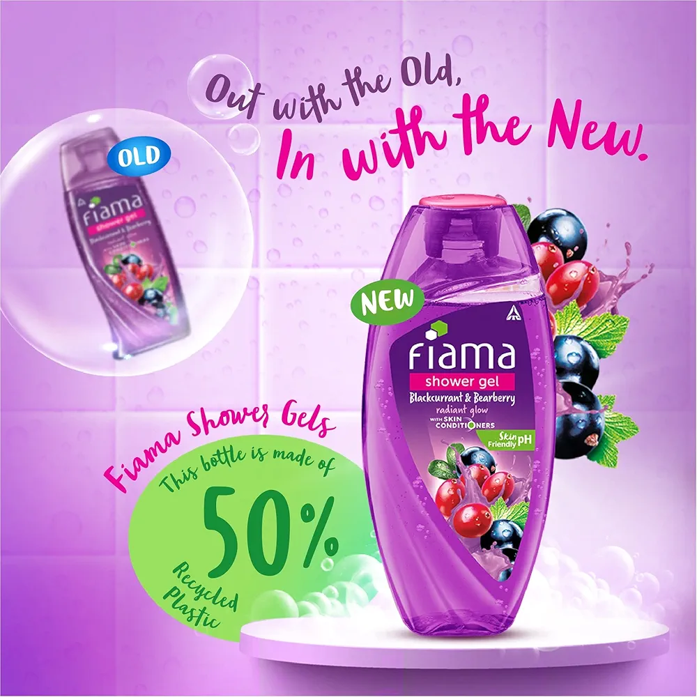 Picture of Fiama Blackcurrant & Bearberry Radiant Glow Shower Gel- 250ml