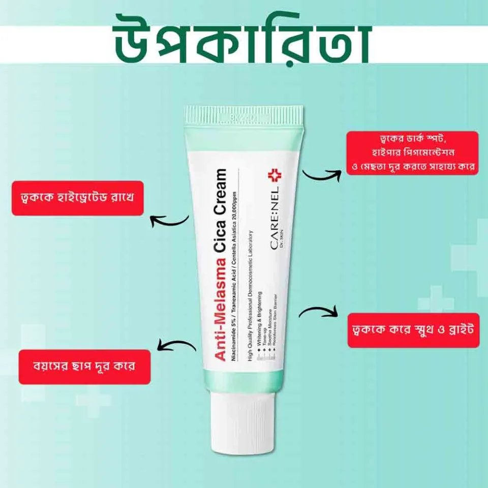 Picture of CARE:NEL Anti-Melasma Cica Cream- 40ml