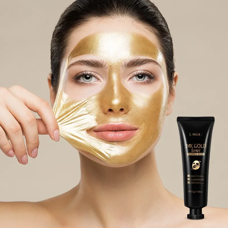 Picture of LAIKOU 24K Gold Snail Deep Cleansing Tearing Mask- 50g