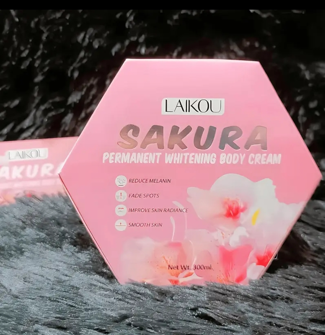 Picture of Laikou Sakura Permanent Whitening Body Cream- 300g