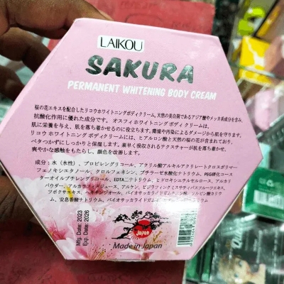 Picture of Laikou Sakura Permanent Whitening Body Cream- 300g