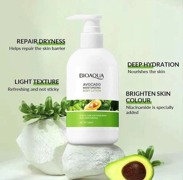 Picture of BIOAQUA Avocado Moisturizing & Lightening body lotion- 250g