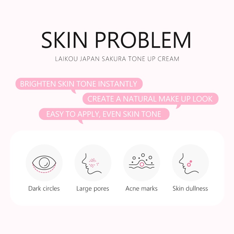 Picture of LAIKOU Japan Sakura Face Tone Up Cream- 30g