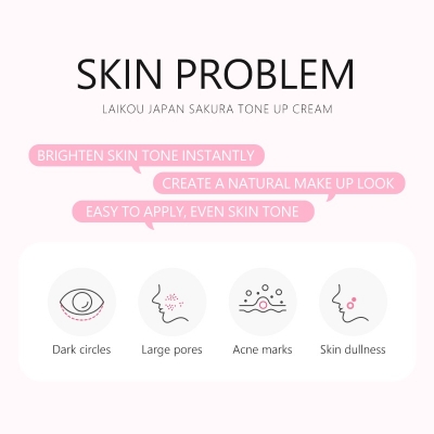 Picture of LAIKOU Japan Sakura Face Tone Up Cream- 30g
