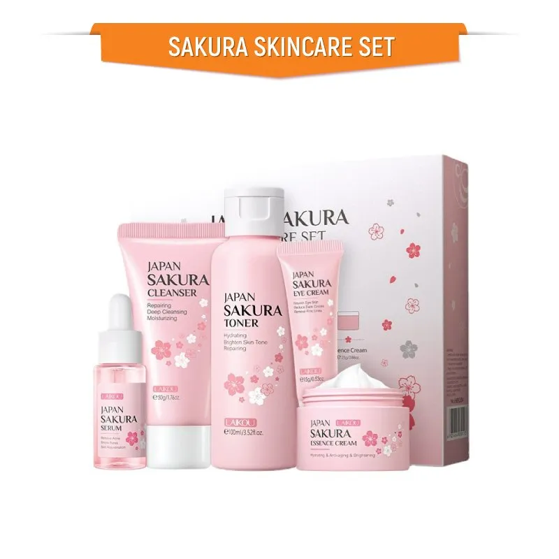 Picture of LAIKOU Japan Sakura Skin Care Combo 5 Pcs/Set- 207g