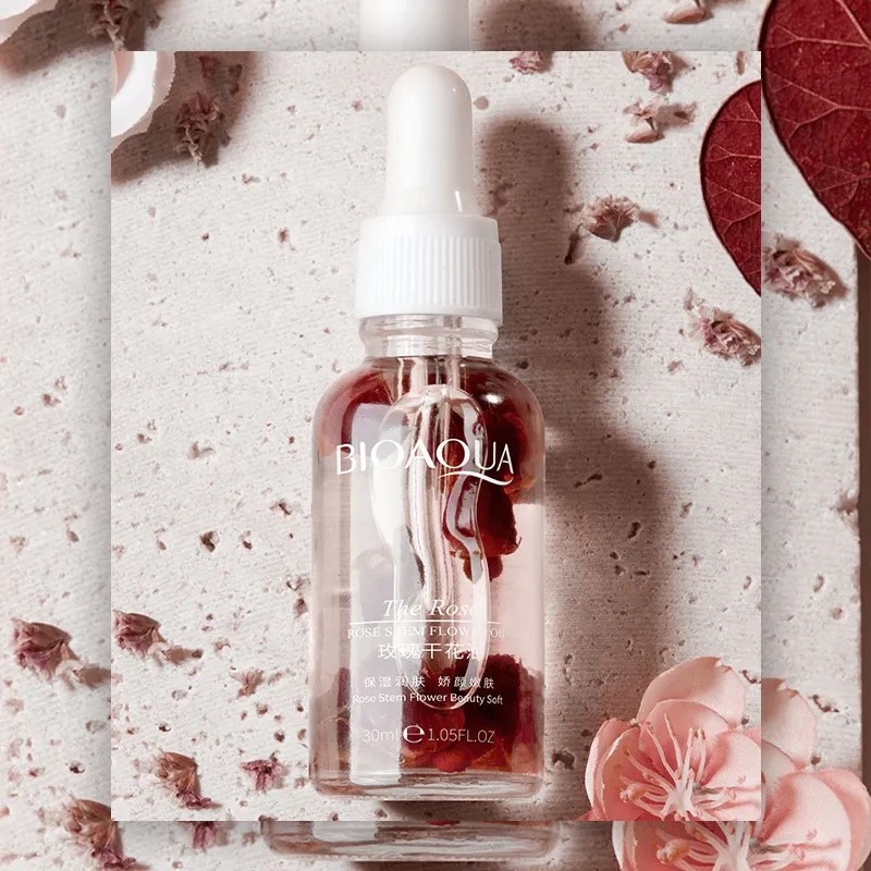 Picture of BIOAQUA Rose essential oil pure Moisturizing Lock water Body massage nursing Brighten skin flower essential oil- 30ml