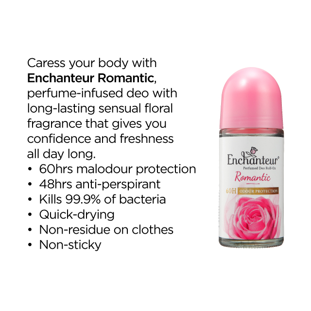Picture of Enchanteur  Perfumed Deodorant Roll-on – Romantic 50ml (International Malaysian)