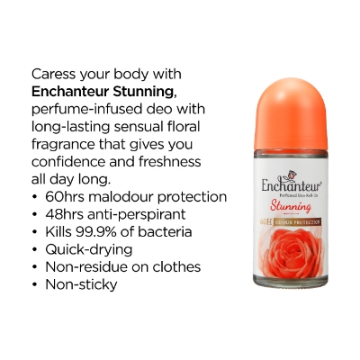 Picture of EnchanteurPerfumed Deodorant Roll-on – Stunning 50ml (International Malaysian)