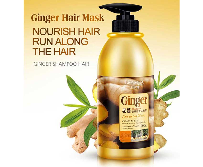 Picture of BIOAQUA Deep Cleansing Hair Growth Ginger Shampoo- 400g