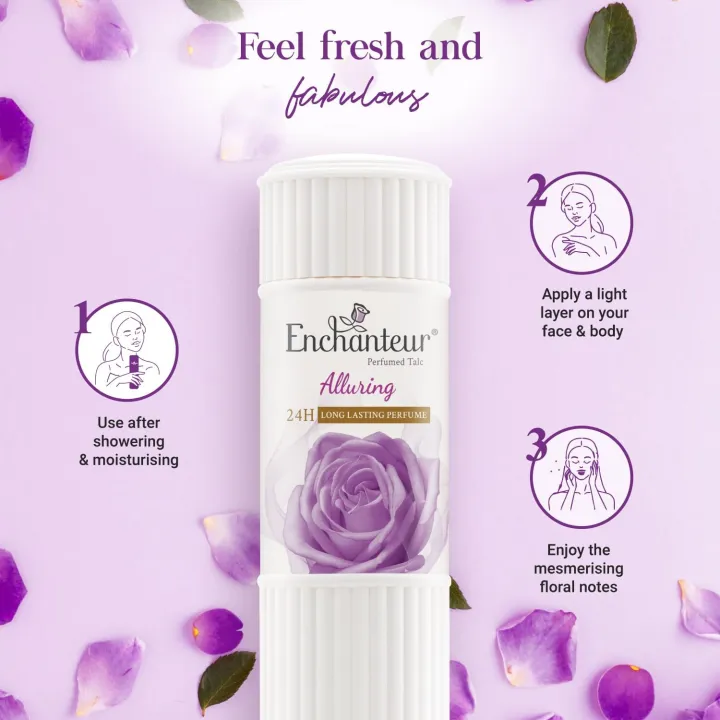 Picture of Enchanteur Perfumed Talc Powder Alluring-250g