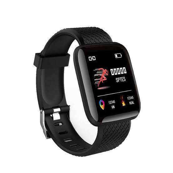 Picture of 116 Plus Smart Bracelet Heart Rate Monitor Watch Pedometer Tracker Fitbit Fitness Lifetime Waterproof Touch Screen Detachable