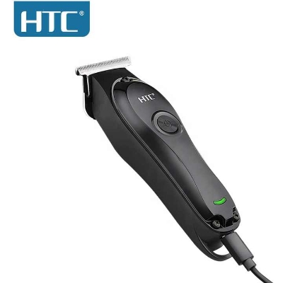 Picture of HTC AT-118W T9 rechargeable T-blade 0 mm zero gapped with lithium battery USB charge hair cut machine clipper and trimmer