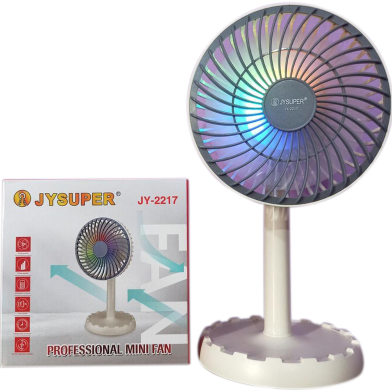 Picture of JYSUPER JY-2217 AC/DC Rechargeable 4000mAh Battery Stylish RGB Lighting Strong Wind 12