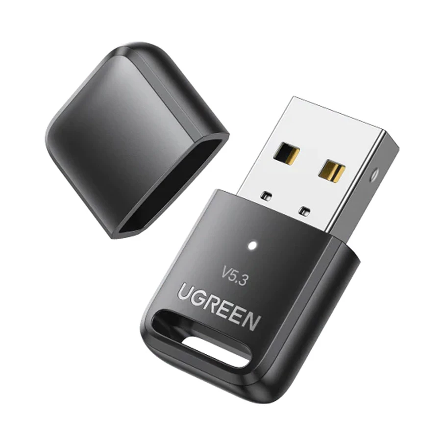 Picture of UGREEN USB Bluetooth Adapter, 5.3 Bluetooth Adapter for PC, Plug & Play for Windows 11/10/8.1, Bluetooth Receiver & Transmitter for Keyboard/Mouse/Headphone/Speakers/Printer