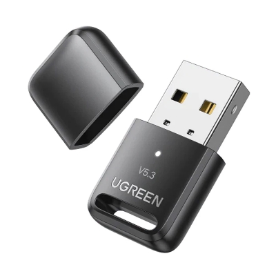 Picture of UGREEN USB Bluetooth Adapter, 5.3 Bluetooth Adapter for PC, Plug & Play for Windows 11/10/8.1, Bluetooth Receiver & Transmitter for Keyboard/Mouse/Headphone/Speakers/Printer