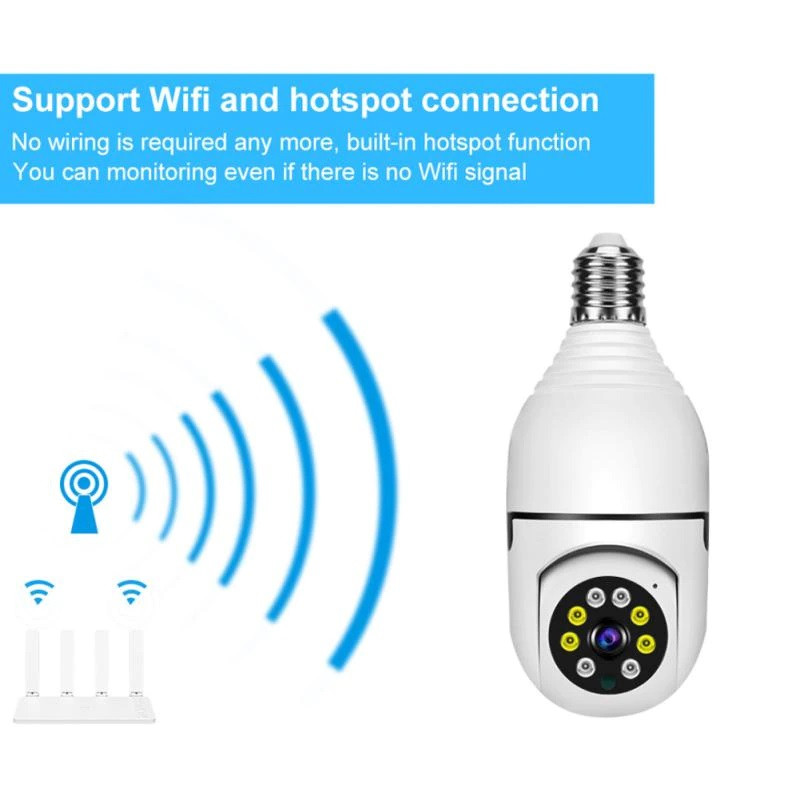 Picture of V380 PRO E27 360 Degree 1080P Wireless Home Security IP Camera 2025 Imran Fashion Hut