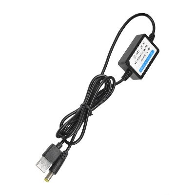 Picture of DC-DC 5V to 9V 12V 1A Step Up Boost Line USB Booster Power Converter Adapter Module USB DC Cord Plug 5.5×2.1mm Wire length 1.3M