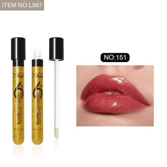 Picture of Menow Splendid Honey Charming Glamorous Lip Gloss- 4.5g (L567)- 1 piece