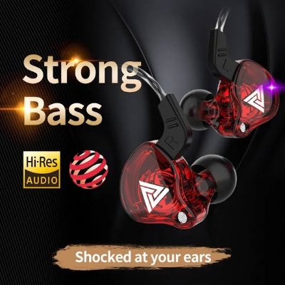 Picture of QKZ AK6 Universal 3.5mm HiFi Sport Headphones In Ear Earphone for Running with Microphone Headset Music Earbuds - Imran Fashion Hut