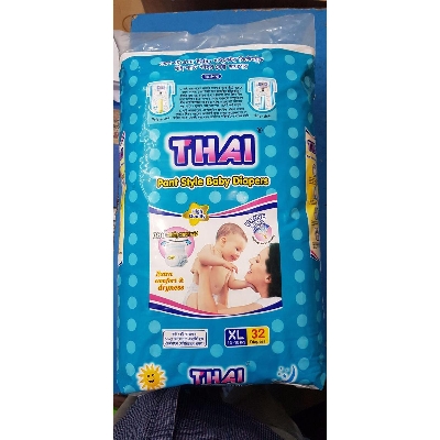 Picture of THAI PANT STYLE BABY DIAPERS XL-(13-18KG) 32PCS