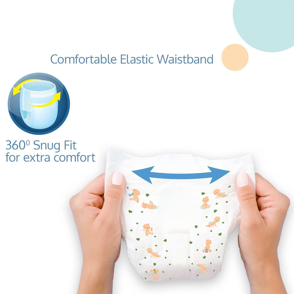 Picture of THAI PANT STYLE BABY DIAPERS M (7-12KG)- 40PCS