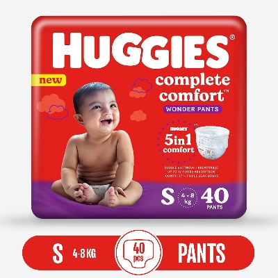Picture of Huggies_Wonder Pants (Bubble Bed) S (4-8 Kg) - 40 pcs