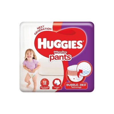 Picture of Huggies Wonder Pants Bubble Bed L-28 Piece 9-14 Kg