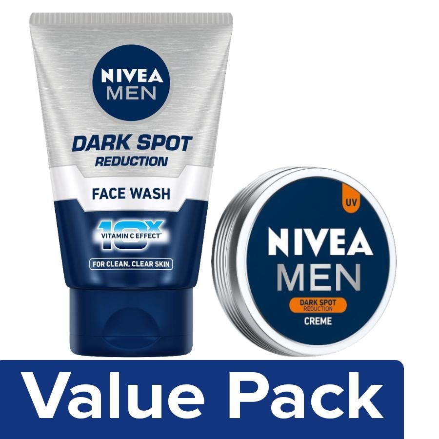 Picture of Dark Spot Value Pack for Men (100ml facewash+75gm cream) -India