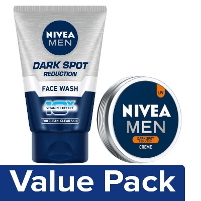 Picture of Dark Spot Value Pack for Men (100ml facewash+75gm cream) -India