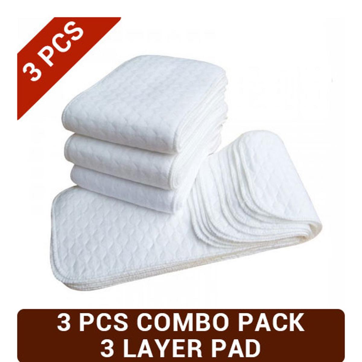 Picture of Washable Baby Diaper Pad (3 layer Pad, 3 pcs)