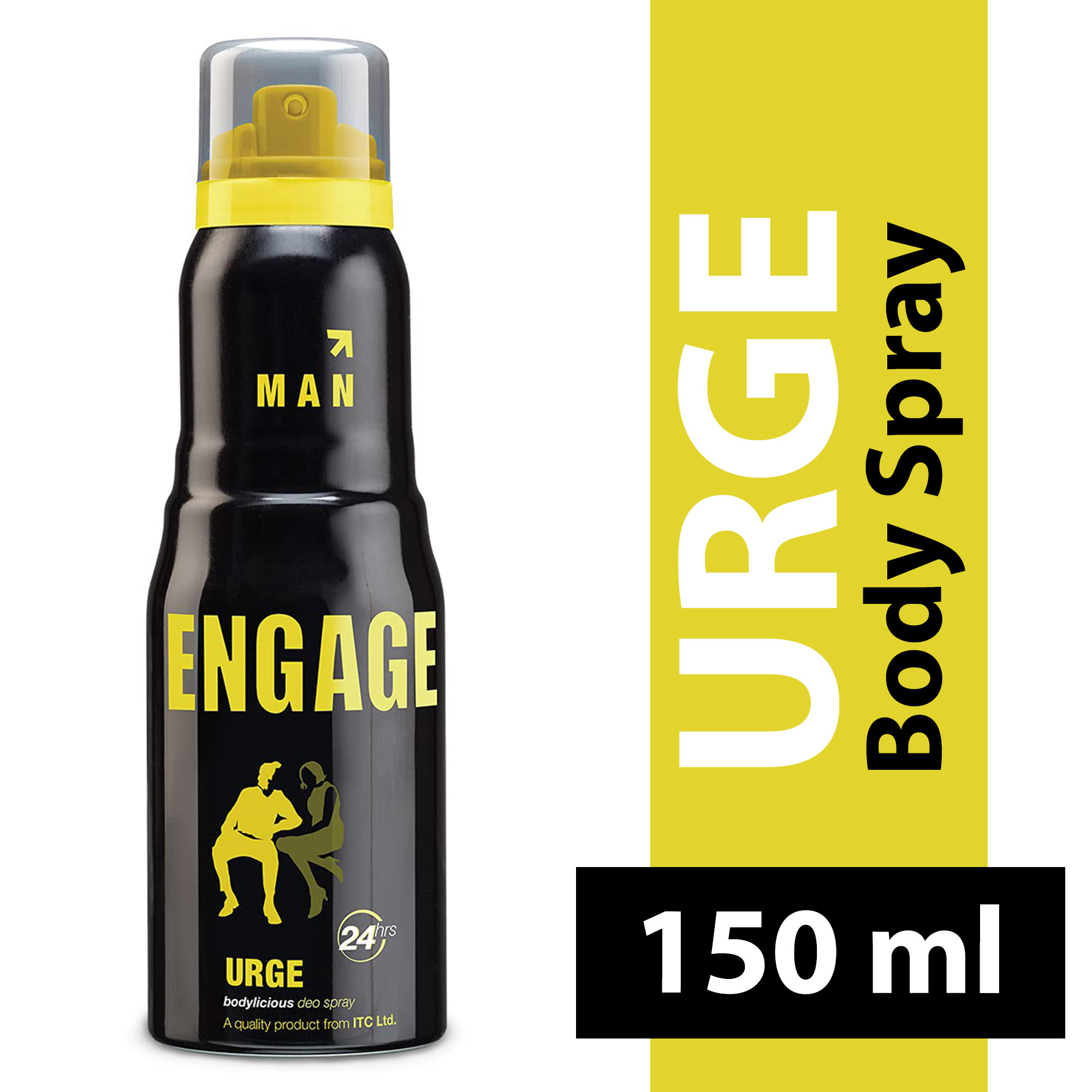 Picture of Engage Urge Deodorant Body Spray For Men-150ml (India) - body spray for men
