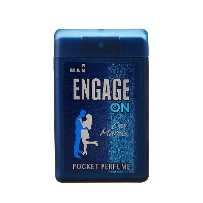 Picture of Engage Men'S Cool Marine Pocket Perfume - 18Ml - Perfume - Body Spray For Men
