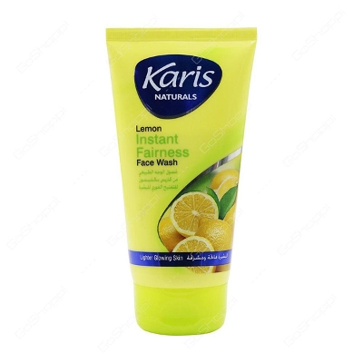 Picture of Karis Naturals Lemon Instant Fairness Face Wash-100ml (India) - Face Wash - Face Wash