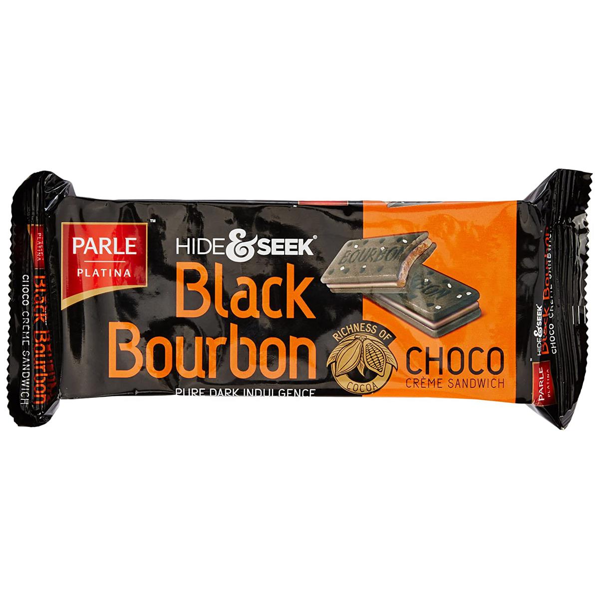 Picture of Parle Hide & Seek Black Borbon Choco Cream Biscuit-100G (India)