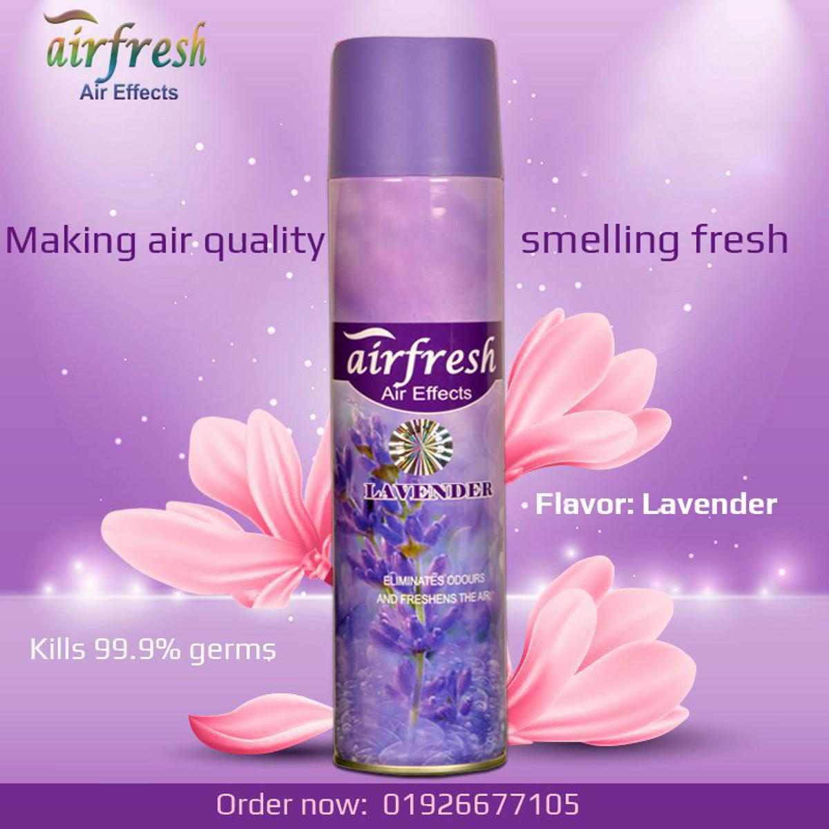 Picture of Airfresh Air Effects/ Air freshener (Lavender)-300ml - air freshener