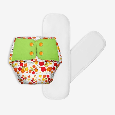 Picture of Washable Cloth Diaper Pant For Baby (2-18 kg With 2 pad)