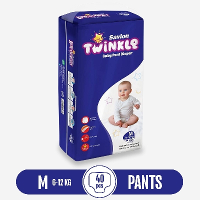Picture of TwinkleBaby Diaper Pant M (6-12KG) 40Pcs