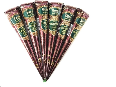 Picture of Neeta Natural Henna Mehandi Cone 12pis -Indian