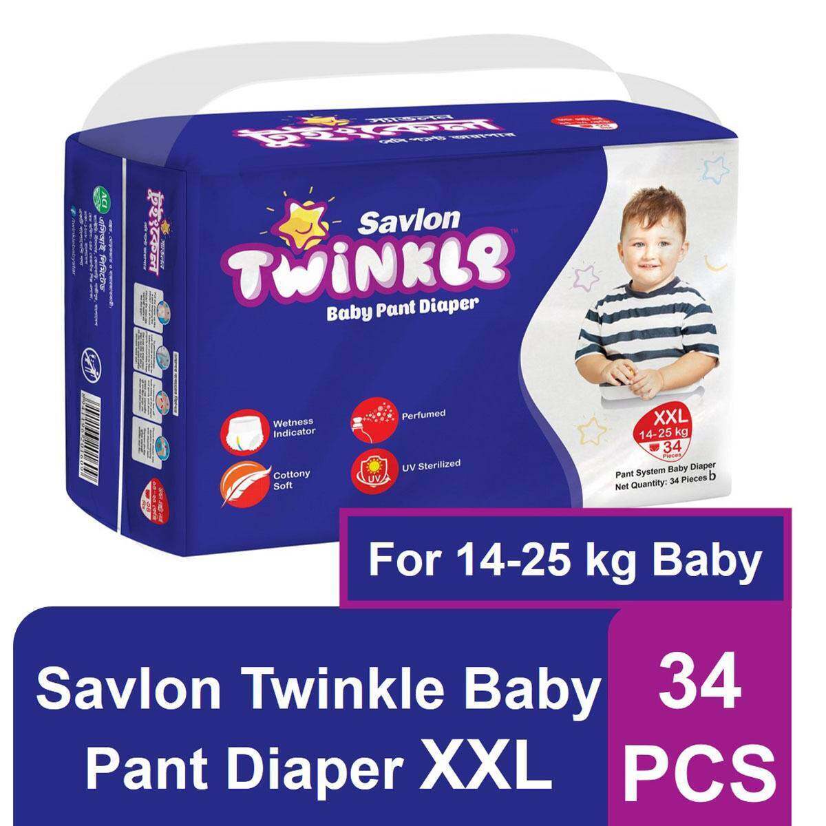 Picture of TwinkleBaby Diaper Pant XXL Size (14-25kg)-34 pcs