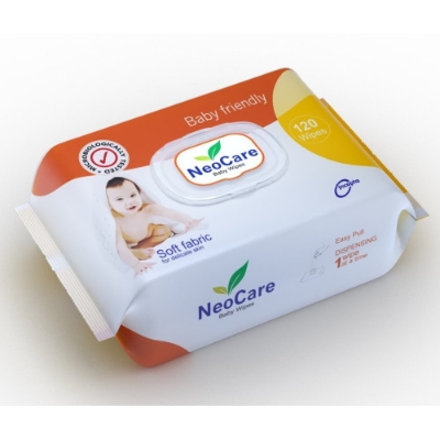 Picture of Neo care Wet Wipes for Baby - 120 Pieces