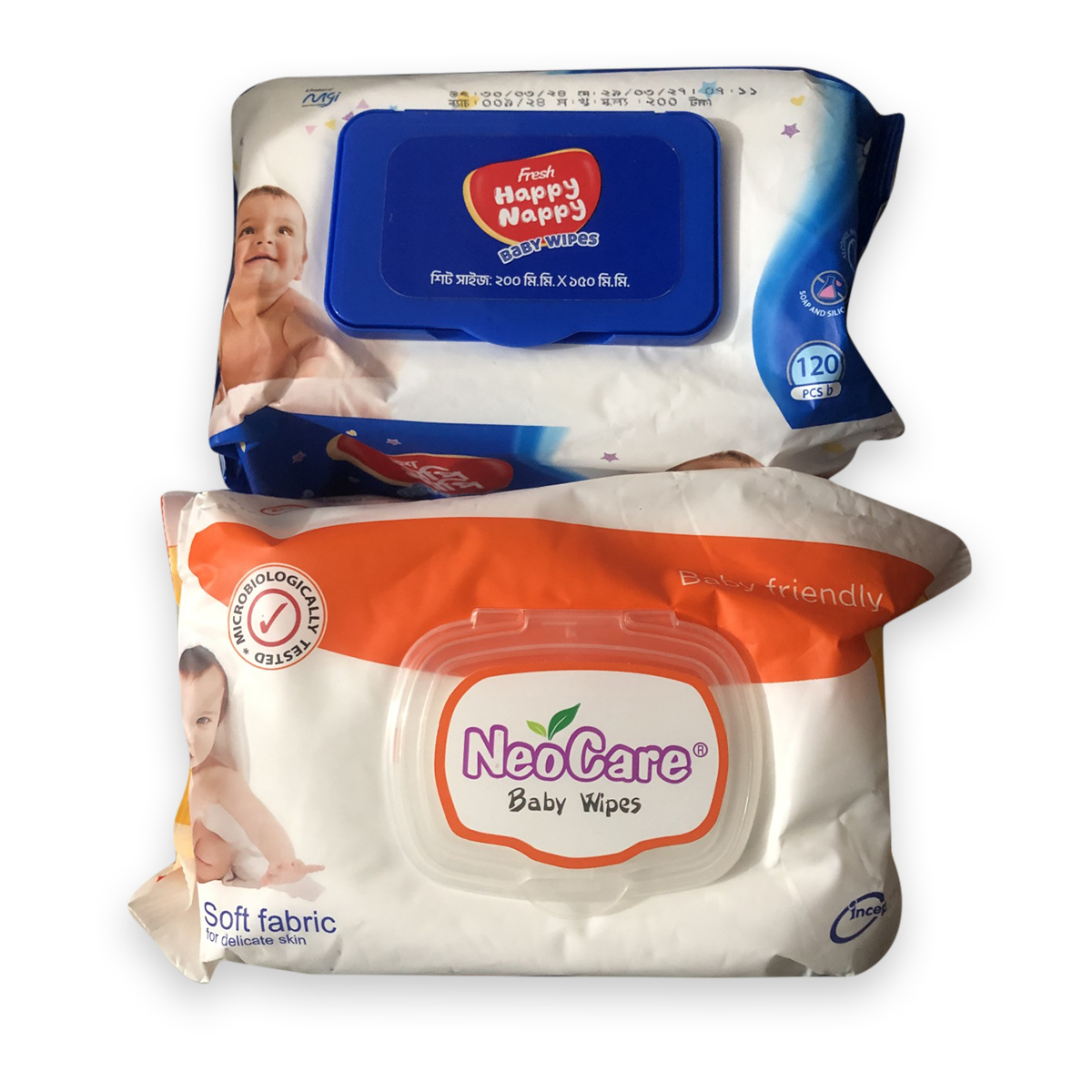 Picture of Happy Nappy Wet Wipes for Baby - 120 Pieces