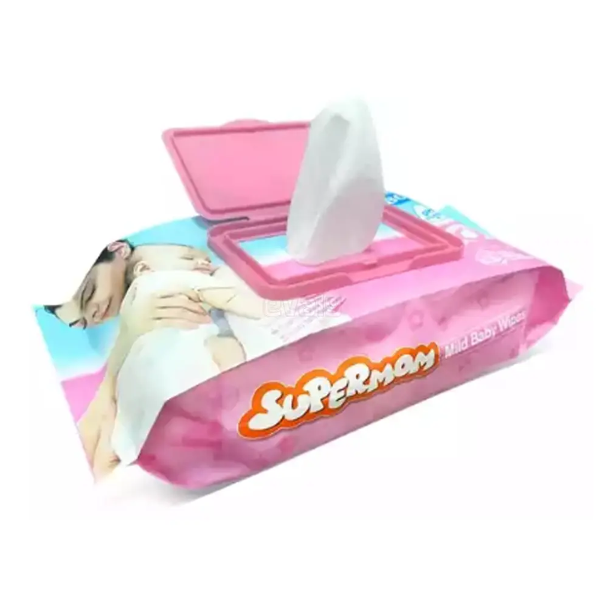Picture of Super Premium Mild Baby Wipes - 120 Pcs