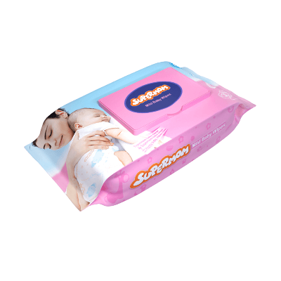 Picture of Super Premium Mild Baby Wipes - 120 Pcs