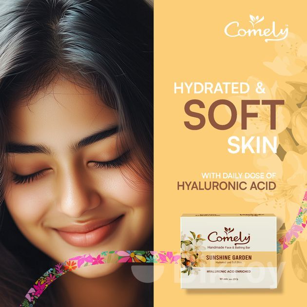 Picture of Comely Handmade Soap (Sunshine Garden) -100 gm