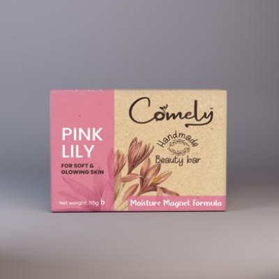 Picture of Comely Handmade Soap (Pink Lily)-100gm