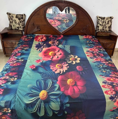 Picture of 3D Exclusive Water Proof Bed Sheet (6*7) fit. Full Bed Urine Protector for Baby and Old Man Soft Rexin Full Bed Cover.