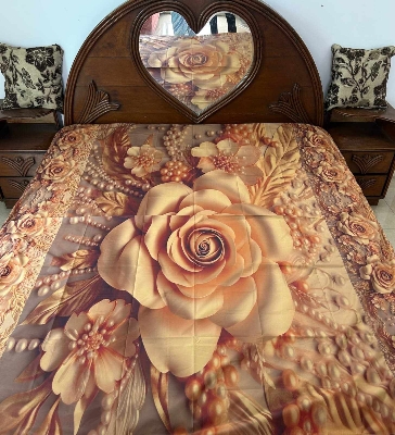 Picture of 3D Exclusive Water Proof Bed Sheet (6*7) fit. Full Bed Urine Protector for Baby and Old Man Soft Rexin Full Bed Cover.