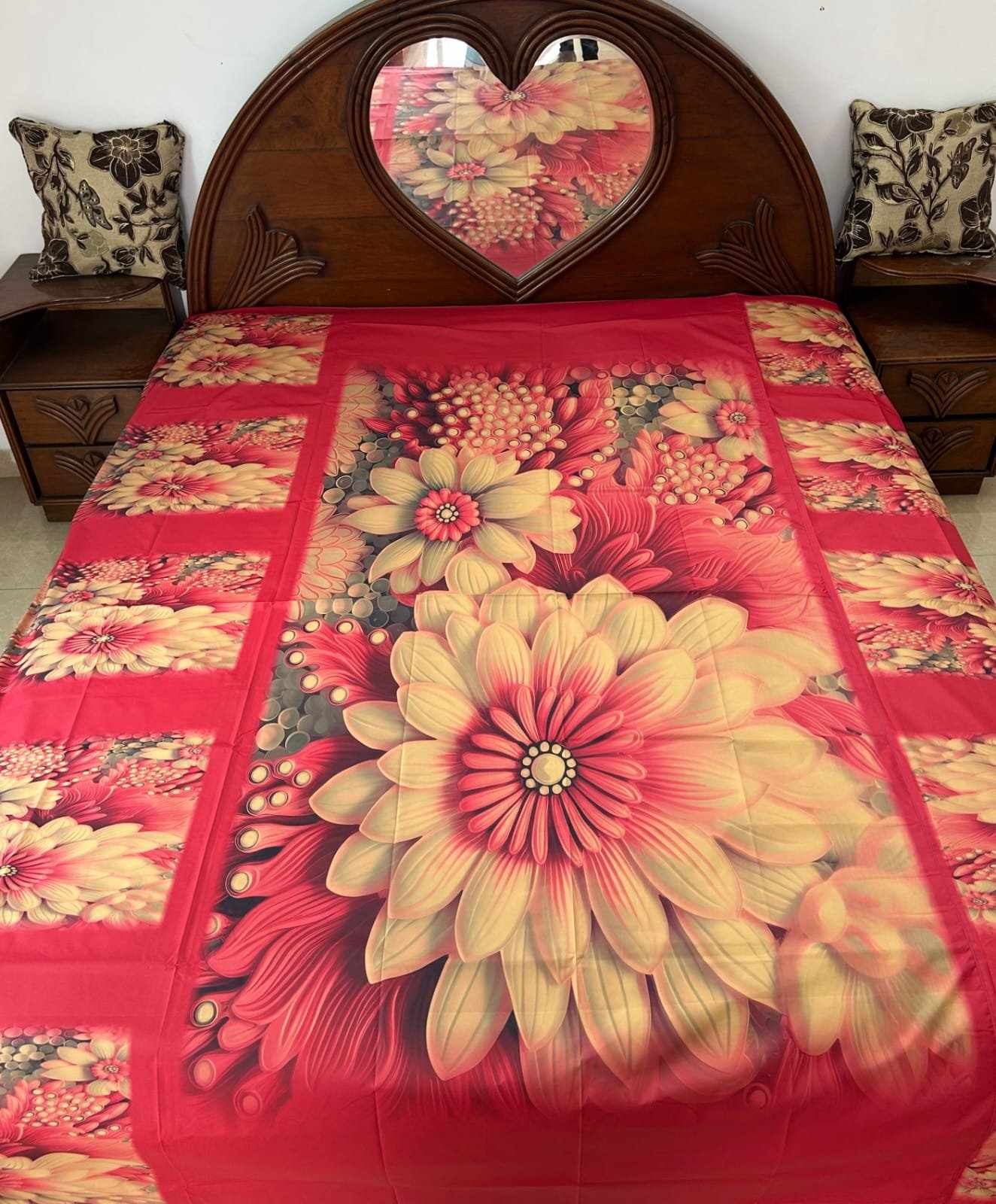Picture of 3D Exclusive Water Proof Bed Sheet (6*7) fit. Full Bed Urine Protector for Baby and Old Man Soft Rexin Full Bed Cover.