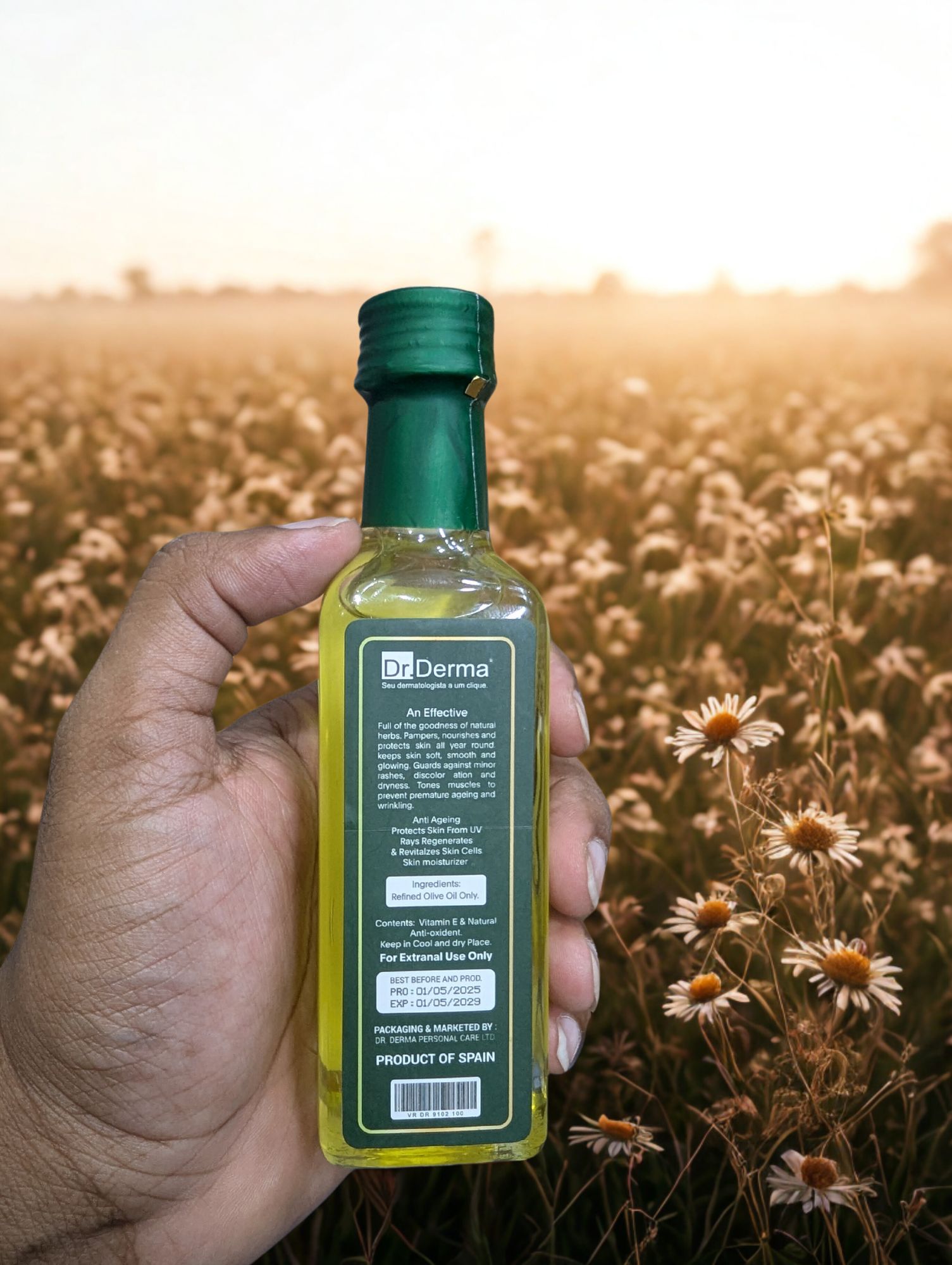 Picture of Dr. Derma Organic Skin Care Olive Oil-100ml (Spain)